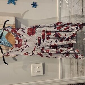 EUC Free People Intimately Women's sz SP Floral laced Casual Mini Dress